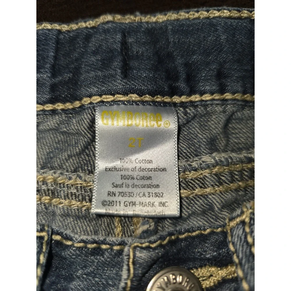 Gymboree growing flowers floral jeans size‎ 2t